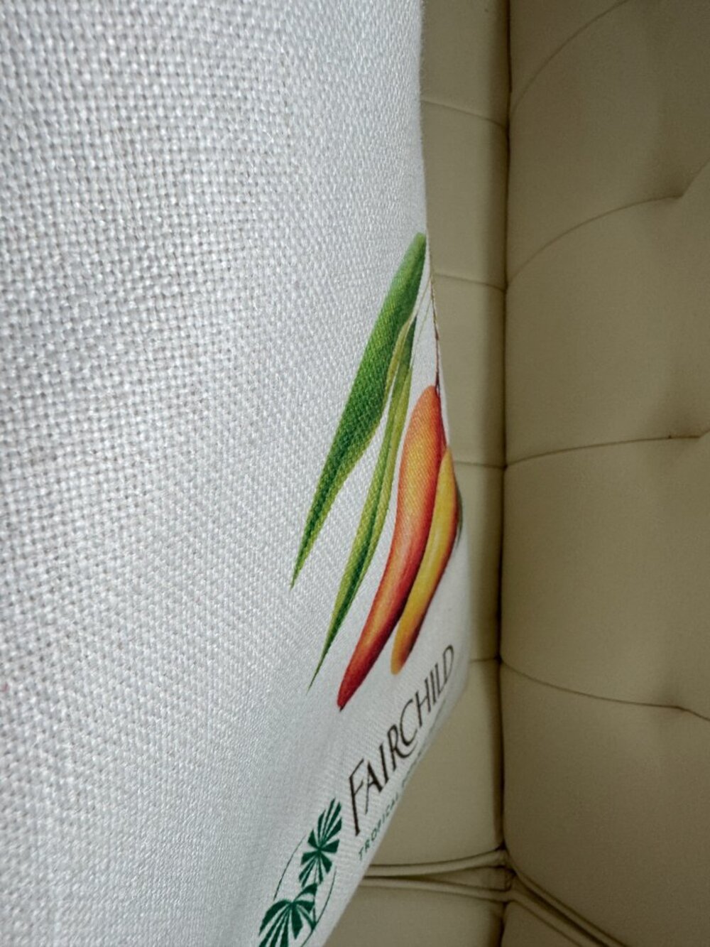 Fairchild Tropical Botanic Garden Miami FL limited edition mango tote bag NWOT - Picture 4 of 5